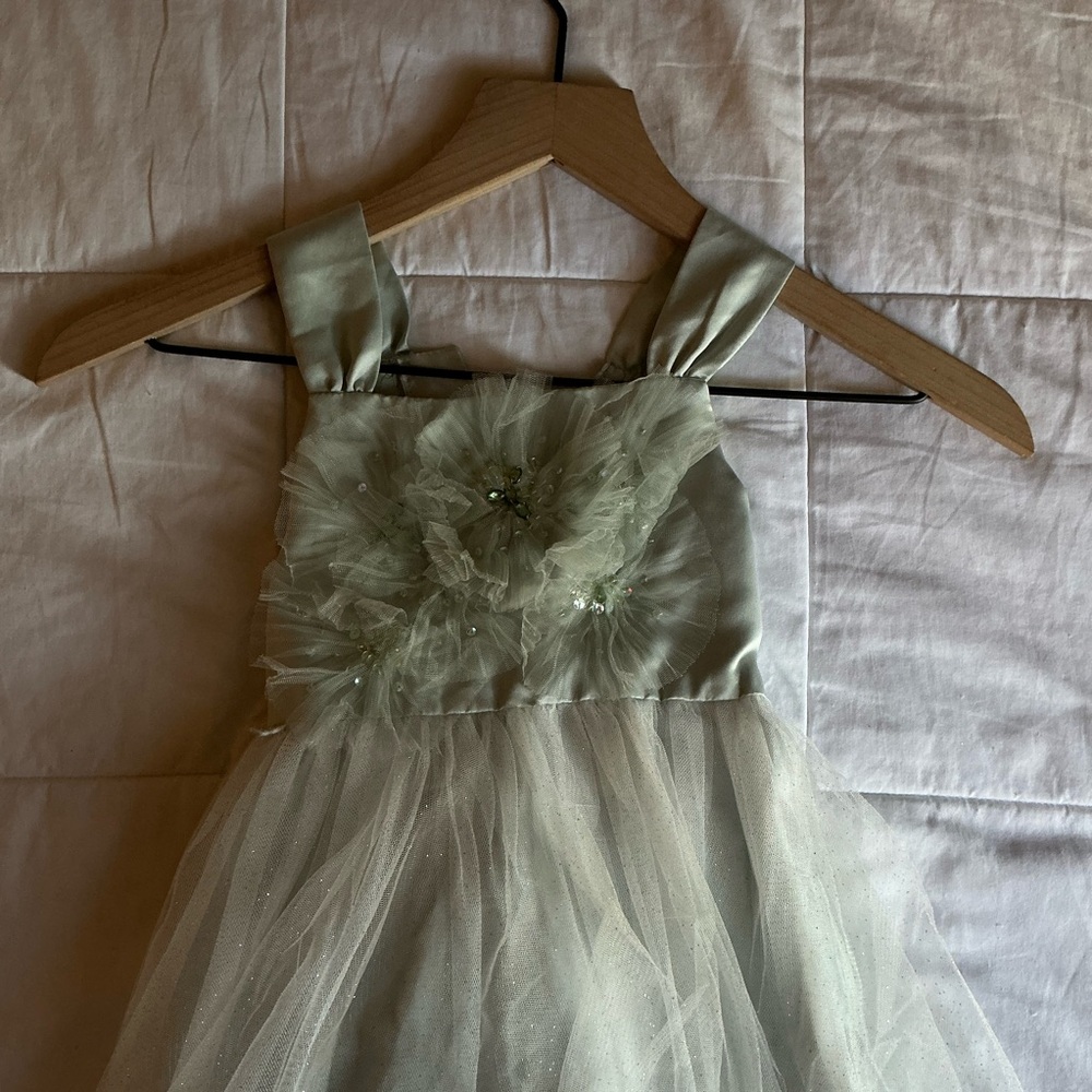 Monsoon Silver Tulle Dress